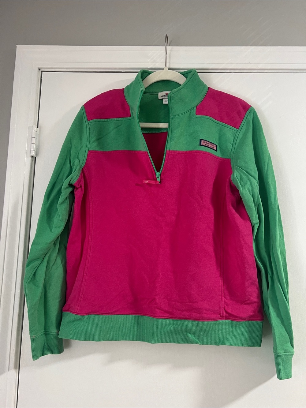 EUC Vineyard Vines Pink & Green Shep Shirt